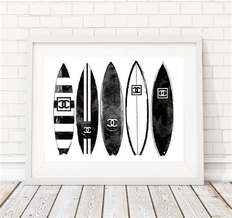 chanel surfboard print|chanel surfboard printable.